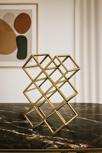 HAZBA HOME Metal 8'li Şaraplık