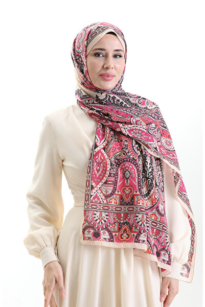 sefamerve شال قطني من كاراكا 82007-01 وردي سلمون