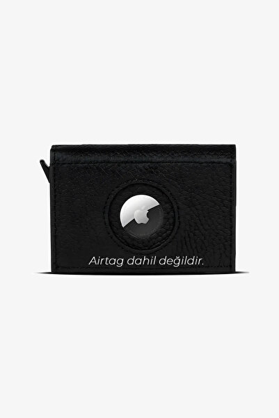 Getto Deri Airtag Mekanizmalı Kişiye Özel İsim Baskılı Cüzdan