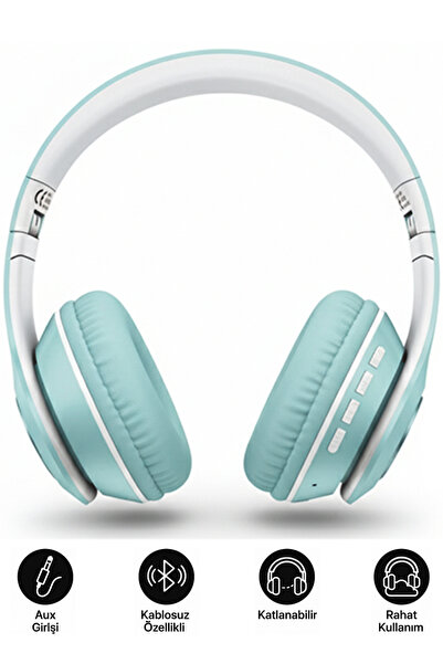 Tech&bello accessories Kablosuz Bluetooth Kulaküstü Kulaklık – Mikrofonlu, St...