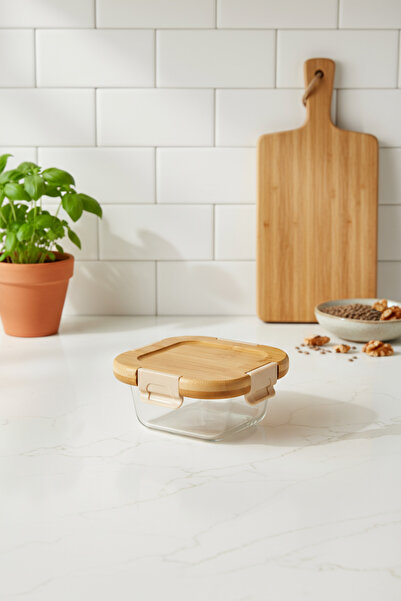 Bambum Patina Lockable Glass Storage Container 320 ml