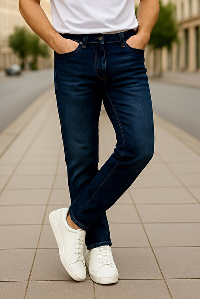 CEDY DENIM Ανδρικό Slim Fit Blue Jeans - C323