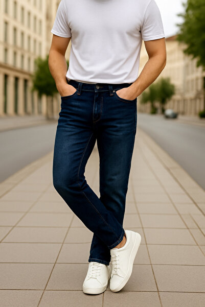 CEDY DENIM Ανδρικό Slim Fit Blue Jeans - C323