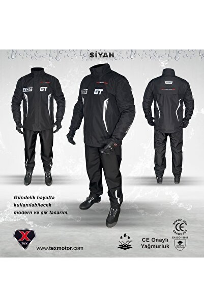 Forget Forge Gt Yağmurluk Taş Siyah Takım