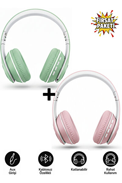 Tech&bello accessories Kablosuz Bluetooth Kulaküstü Kulaklık – Mikrofonlu, St...
