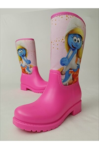 Sea&Blue Ширіне з принтом, водонепроникні дитячі дощові чоботи для дівчаток