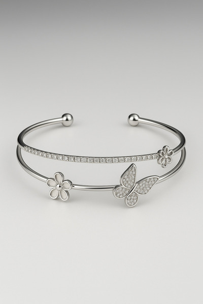 Bermecy سيريليا |   سوار نسائي من حجر الزركون