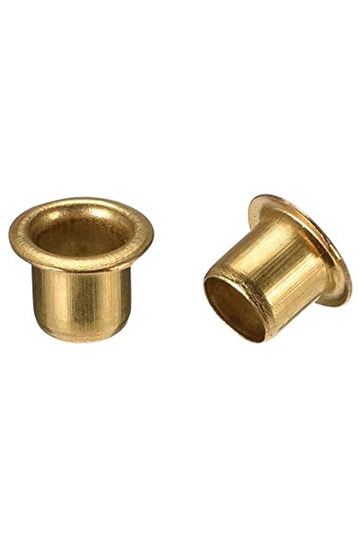 hapshoe 30 Adet Altın Renk 7 mm Kuş Gözü Kapsül Perçin