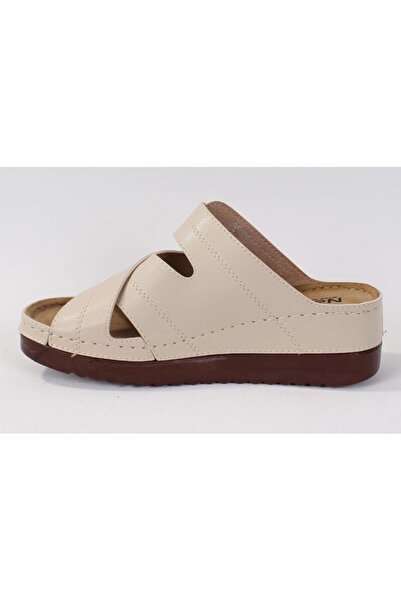 DAGOSTER DZA37-3005 Μπεζ καθημερινές ορθοπεδικές γυναικείες παντόφλες