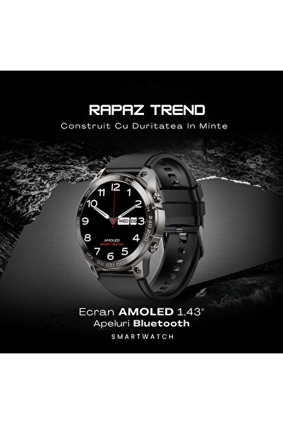 OEM Ceas smartwatch RPZCORE X AMOLED 1.43" Bluetooth,wireless,ritm cardiac,SpO₂,somn,400mAh,IP68