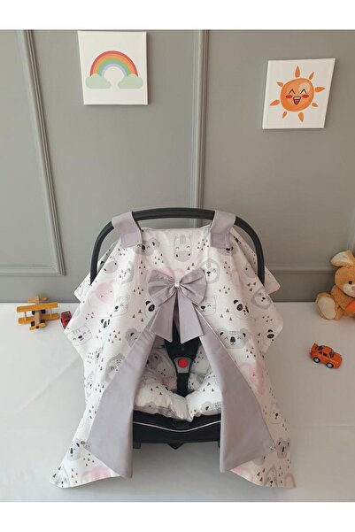 Yuar Baby Stroller Cover and Stroller Cushion Set of 2 - Gray Standard