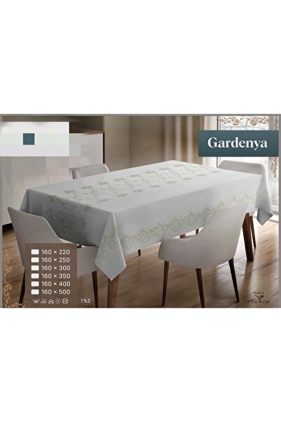 Cömert's مفرش طاولة مطرز من جاردينيا لوكس 160 × 220