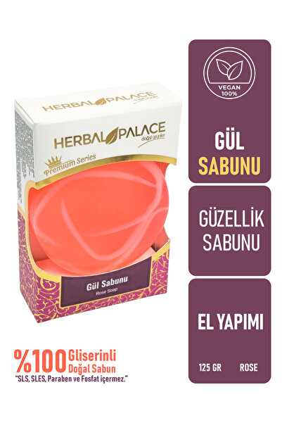 Herbal Palace Gül Sabunu - Güzellik - Gliserinli El Yapımı