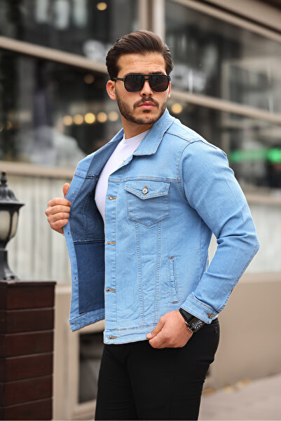 Serseri MAVİ ERKEK  KOT MONT