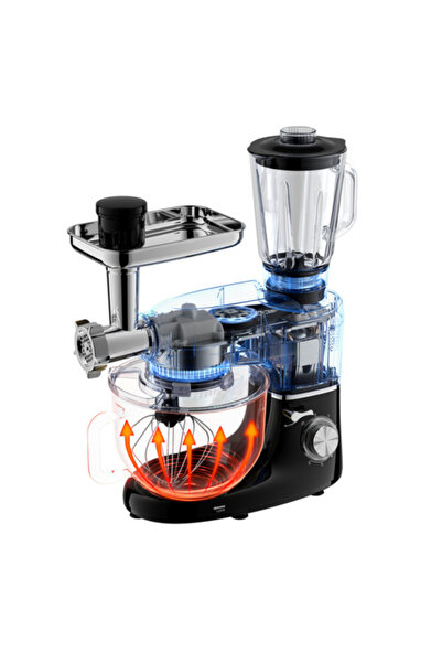 varioshop Professional Kitchen Robot 3 in 1 VarioShop®, 2200W, Blender, Meat Grinder and Mixer with 6.2 L Bow