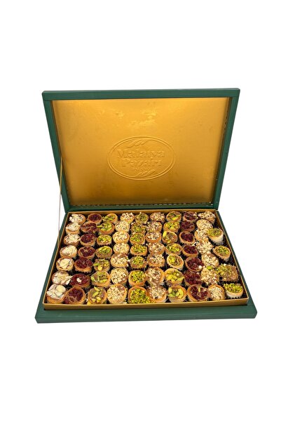 Malatya Pazarı Palancı Yeşil Askılı Kutu Bisküvi Krema Dolgulu Kadayıf 680 g