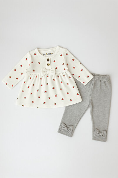 bebekyol Rose Printed Baby Set