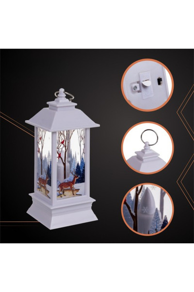 varioshop Χριστουγεννιάτικο φανάρι LED, 2W, ανθεκτικό, εορταστικό και κομψό, ...