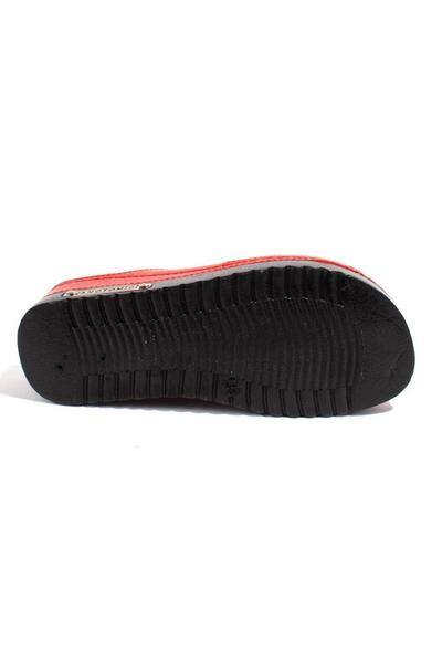 DAGOSTER DZA37-3029 Kırmızı Günlük Ortopedik Kadın Terlik