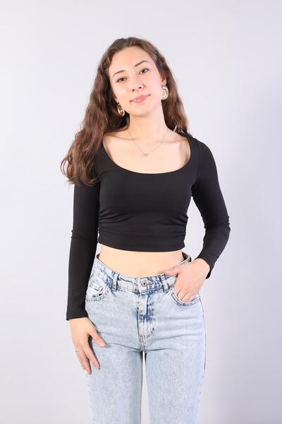 Mckanzie 10716 Μπλούζα με κορδόνια στο κάτω μέρος του λαιμού