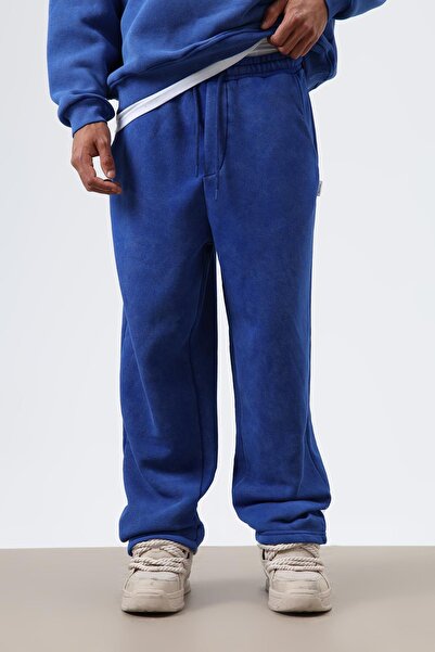 VAMOSCLO Washable Baggy Sweatpants Bottom Cobalt