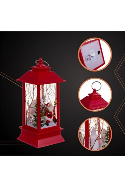 varioshop Felinar LED de Crăciun, 2W, material durabil, ornament festiv elega...