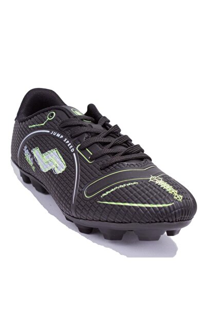 Jump 28223 Black Cleats Men's Football Shoes