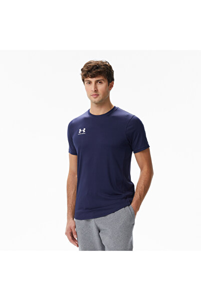 Under Armour M's Ch. Train Ss Men's Navy Blue Football T-Shirt