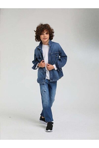 Jack Lions Dečije farmerke - Sa Lcra materijalom i elastičnim podešavanjem st...