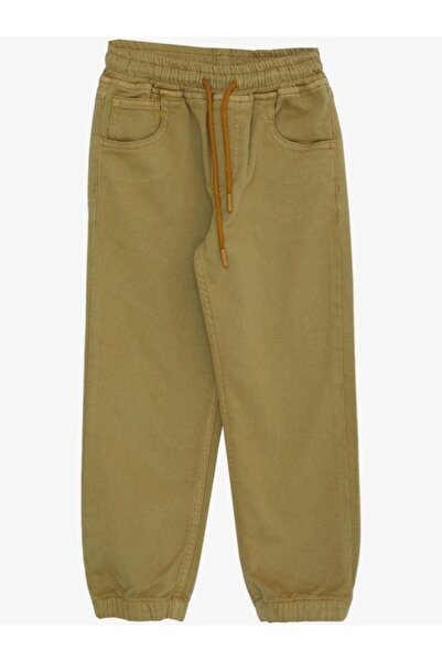 Zekids Băiat - Pantaloni din bumbac cu potrivire confortabilă, cu elastic în ...