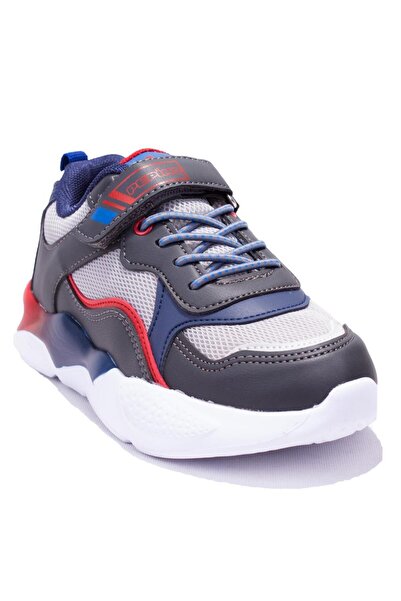 pepino 1424 Navy Blue Gray Orthopedic Casual Boy's Sports Shoes
