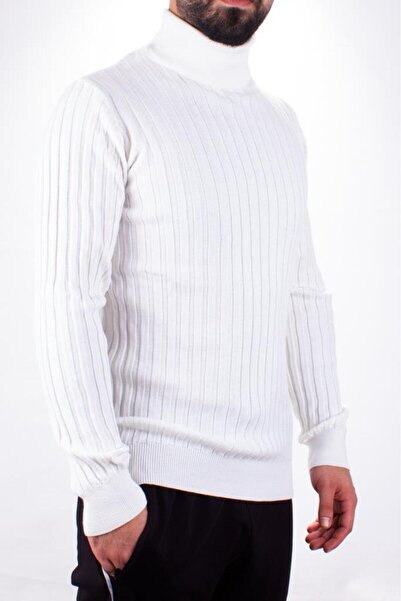 Twister Jeans Twister 3625 Ecru muški džemper sa rolkolicom