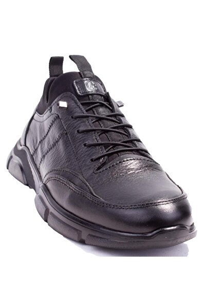 Hammer Jack 10221555 Μαύρα Ορθοπεδικά Καθημερινά Ανδρικά Δερμάτινα Παπούτσια