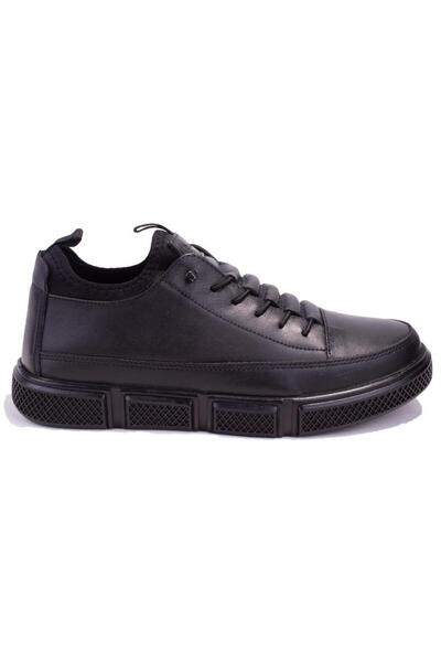 Hammer Jack 10220650 Black Skin Orthopedic Daily Men's Leather Shoes
