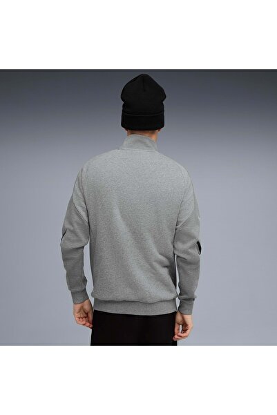 Puma Bmw MMS Hoodie Fermuarlı Jacket 630616 Erkek Eşofman Üstü GRİ