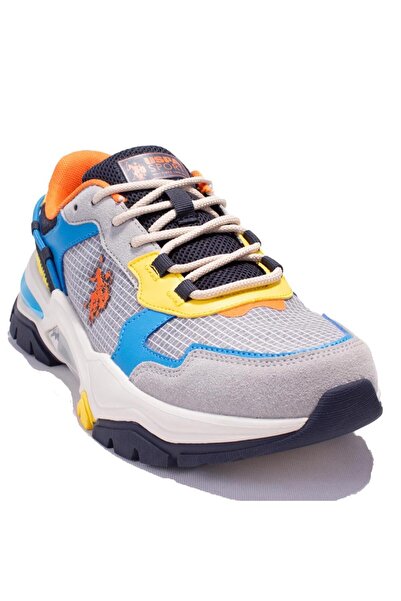 U.S. Polo Assn. ΒΑΣΗ. Ανδρικά αθλητικά παπούτσια Polo Assn Vincent Grey-Blue ...