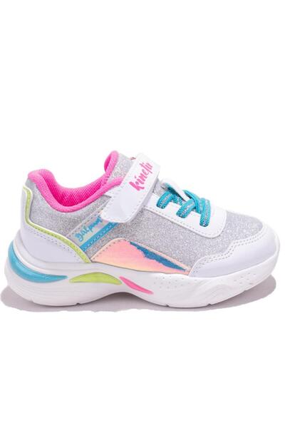 Kinetix Wanna White Pink Orthopedic Daily Girls' Sports Shoes