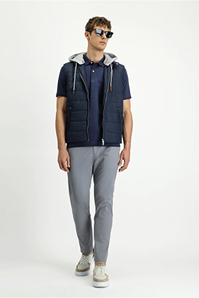 Kiğılı Kapüşonlu Kapitone Spor Yelek