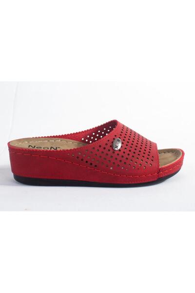 DAGOSTER Dza37-1825 Red Daily Orthopedic Women's Slippers
