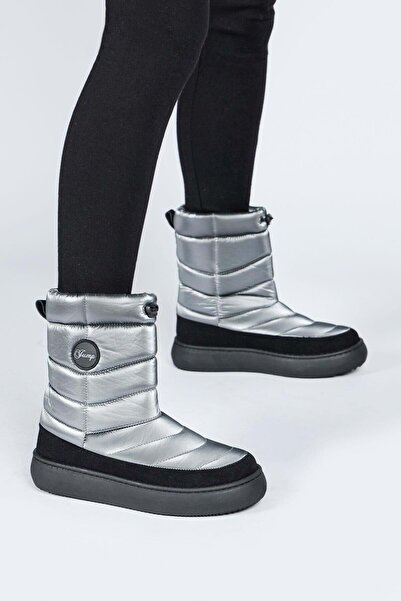 Jump 60112 Unisex Çocuk Kar Botu GÜMÜŞ