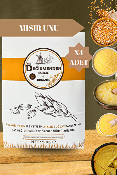 Taş Değirmenden Organik Atalık Mısır Unu - 20 Kilo