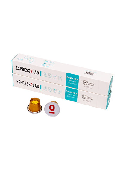 Espressolab Costa Rica Volcan Azul Kapsül Kahve - 10 Adet Premium Lezzet