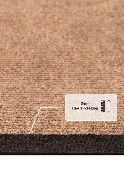 Cotto Home Ps017A Beige Non-Slip Base Moisture Absorbing Dust Absorbing Durable Door Front Mat Uv Resistant 40X60