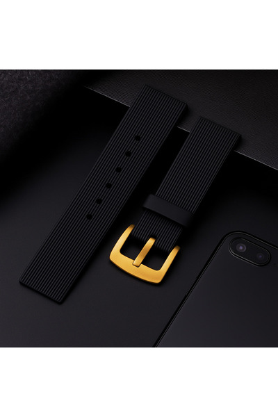 Forsining 22 MM Silikon Saat Kordonu