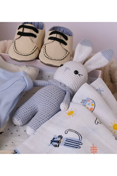 Huglette Yenidoğan Erkek Bebek Hediye Kutusu - Luna