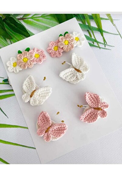 Kadın Girişimciler Atölyesi Yenidoğan Bebek Tokası El Emeği Karma 6'lı Klips ...