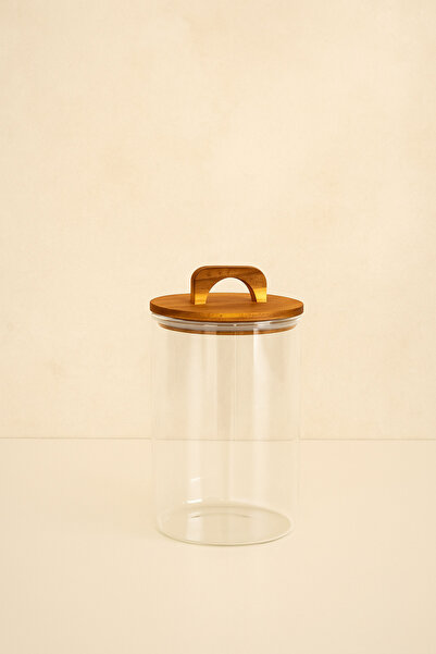 KaiHome Akasya Vakum Kapaklı Kavanoz 3250ml