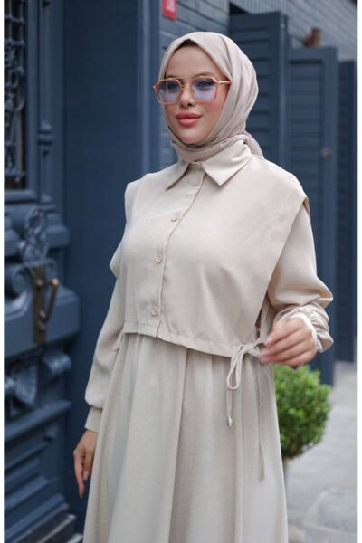 By Pommes Life Women's Bolero Detailed Dress