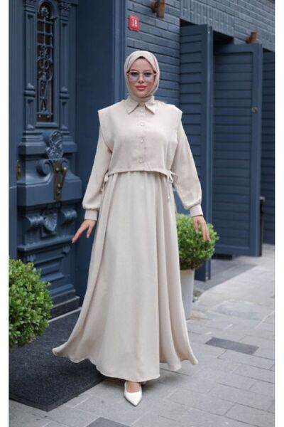 By Pommes Life Women's Bolero Detailed Dress