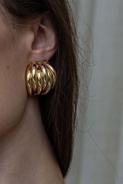 AMORE.İST STORE Çelik Multiple Armed Küpe